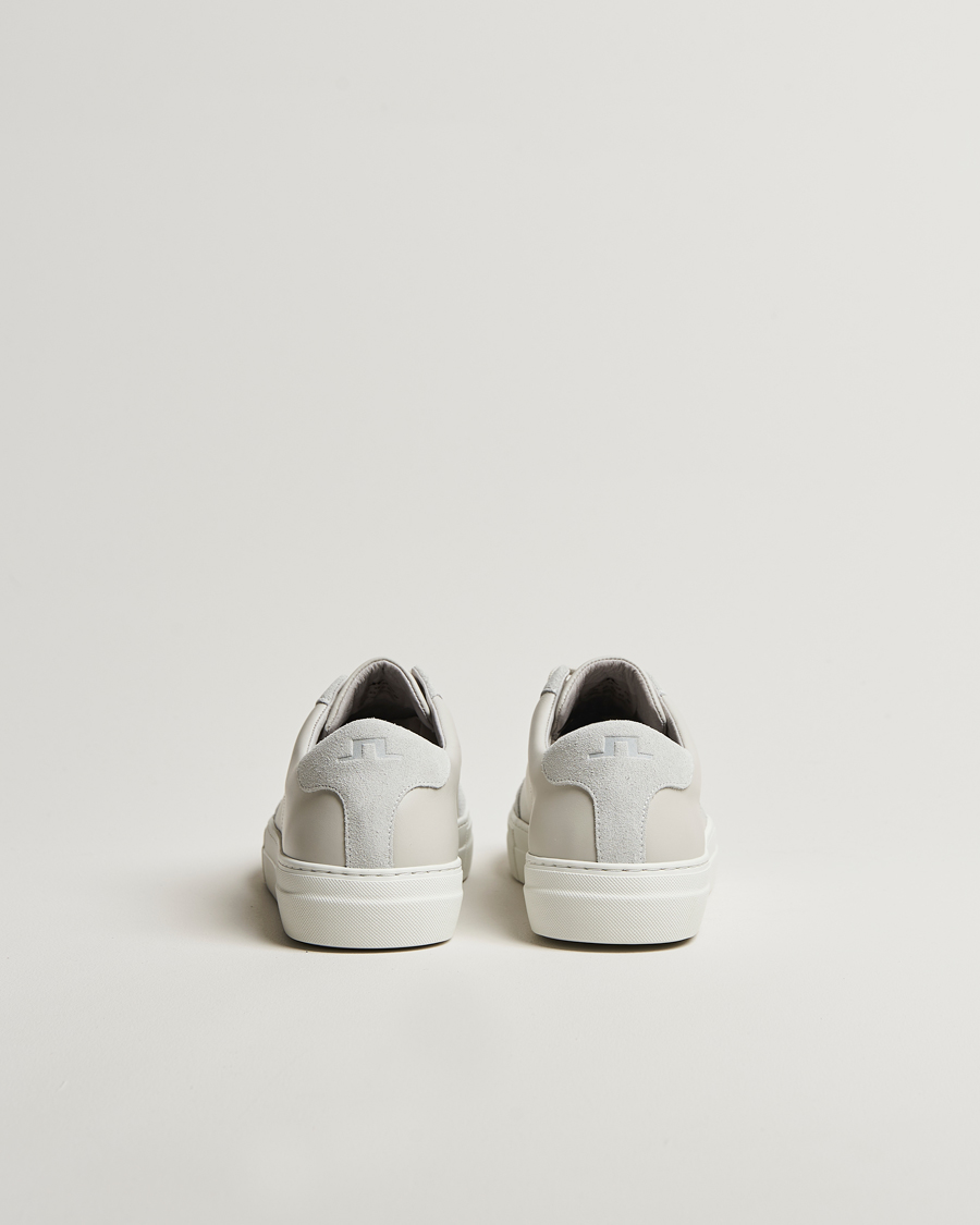 Mies | J.Lindeberg Art Signature Leather Sneaker Light Grey | J.Lindeberg | Art Signature Leather Sneaker Light Grey