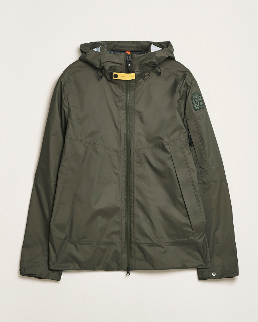 Mies | Takit | Parajumpers | Aso Rain Hooded Jacket Dark Mud