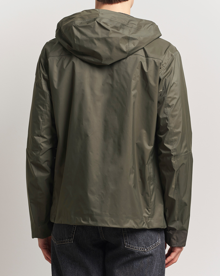 Mies | Takit | Parajumpers | Aso Rain Hooded Jacket Dark Mud
