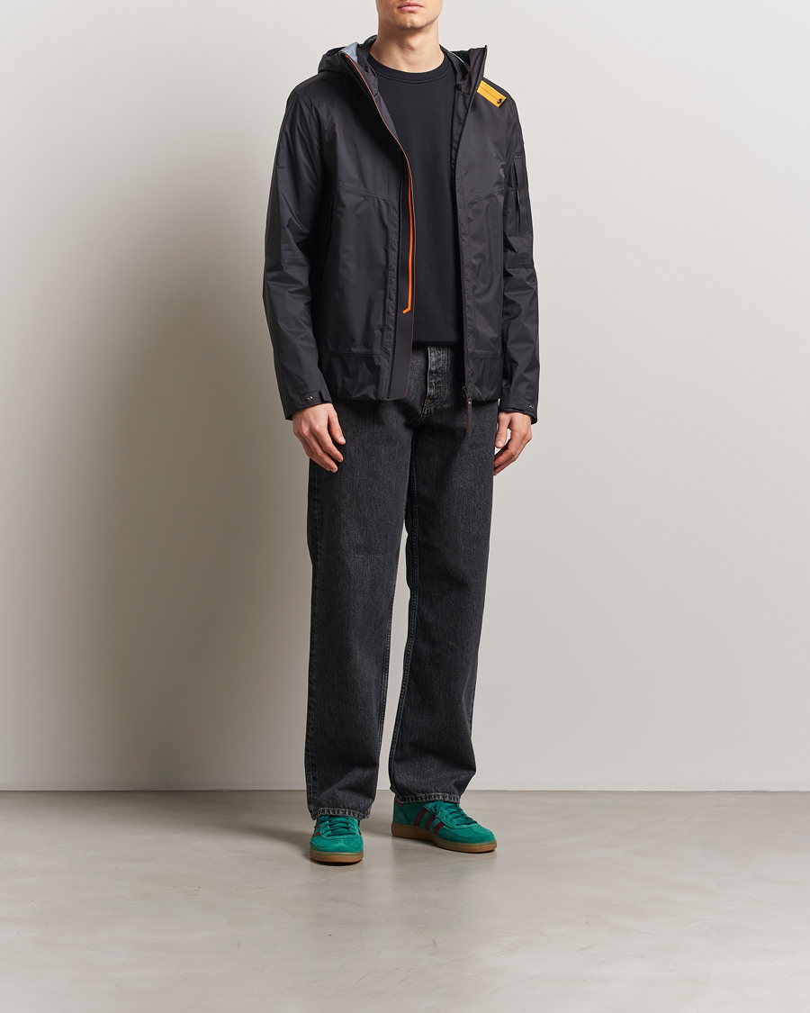 Mies | Takit | Parajumpers | Aso Rain Hooded Jacket Black