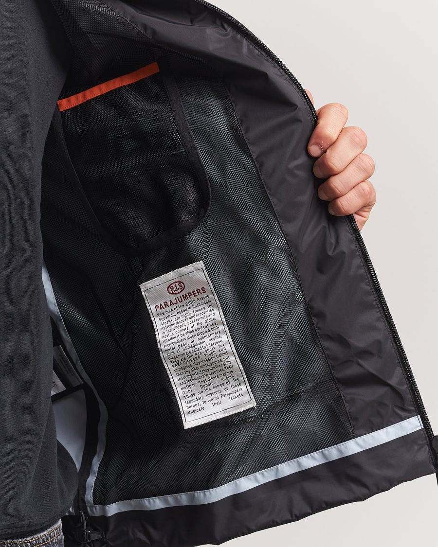 Mies | Takit | Parajumpers | Aso Rain Hooded Jacket Black