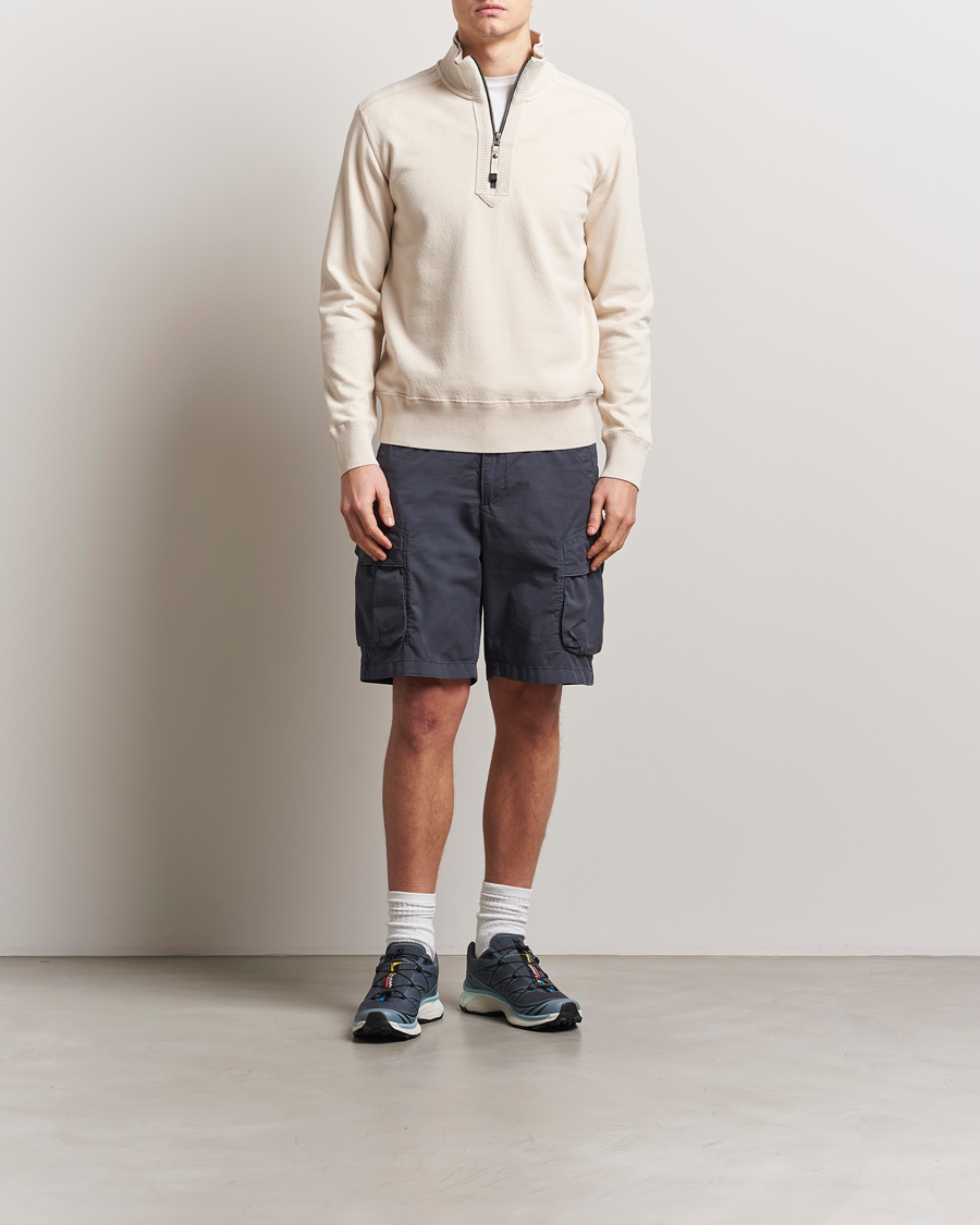 Mies | Puserot | Parajumpers | Lenard Groundfield Half Zip Antique White
