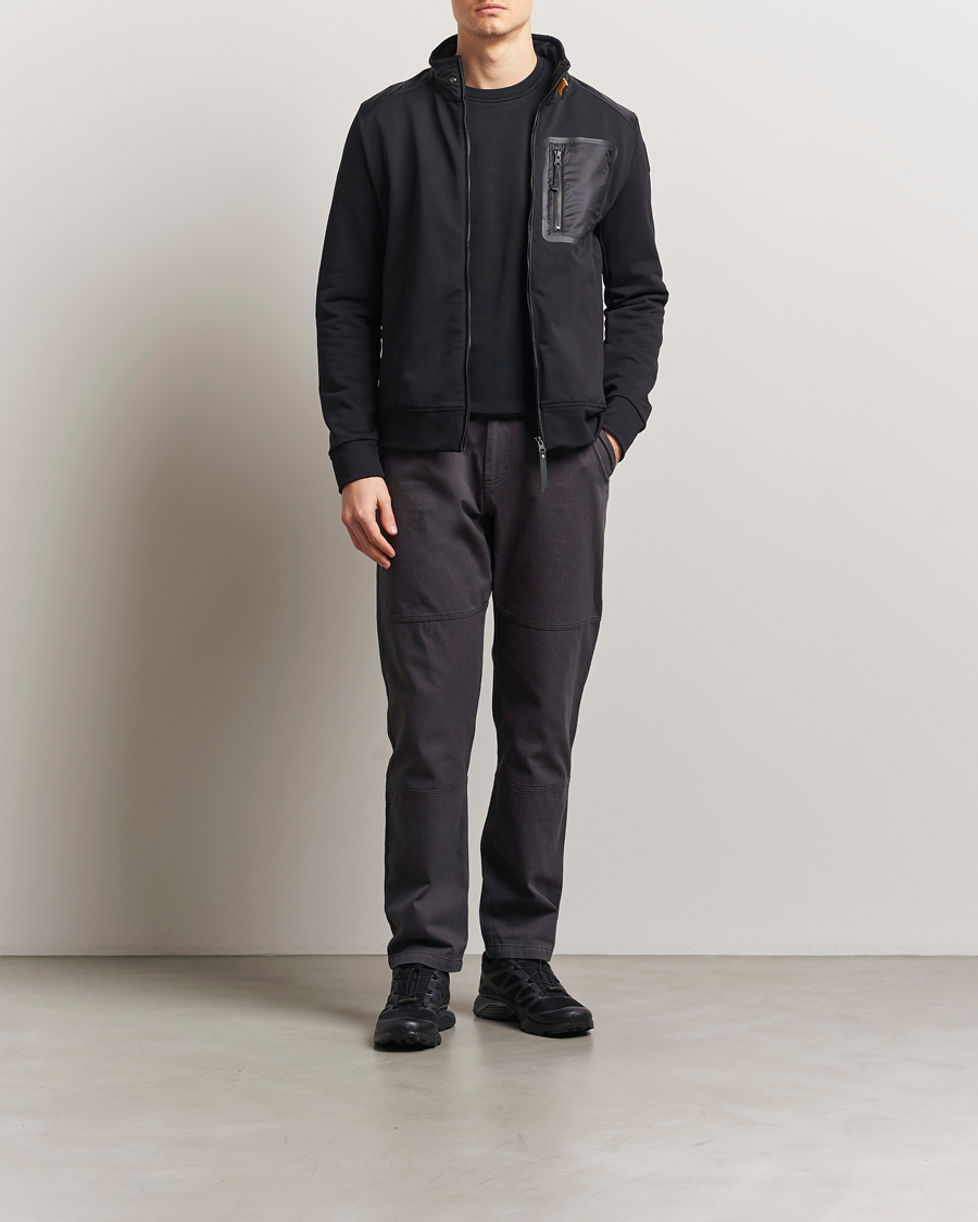 Mies | Takit | Parajumpers | London Hybrid Fleece Jacket Black