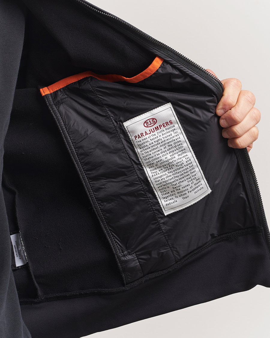 Mies | Takit | Parajumpers | London Hybrid Fleece Jacket Black
