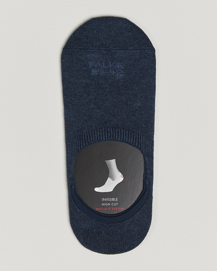 Mies | Alusvaatteet | Falke | Casual High Cut Sneaker Socks Navy Melange