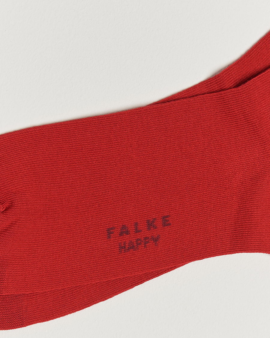 Mies | Alusvaatteet | Falke | Happy 2-Pack Cotton Socks Scarlet