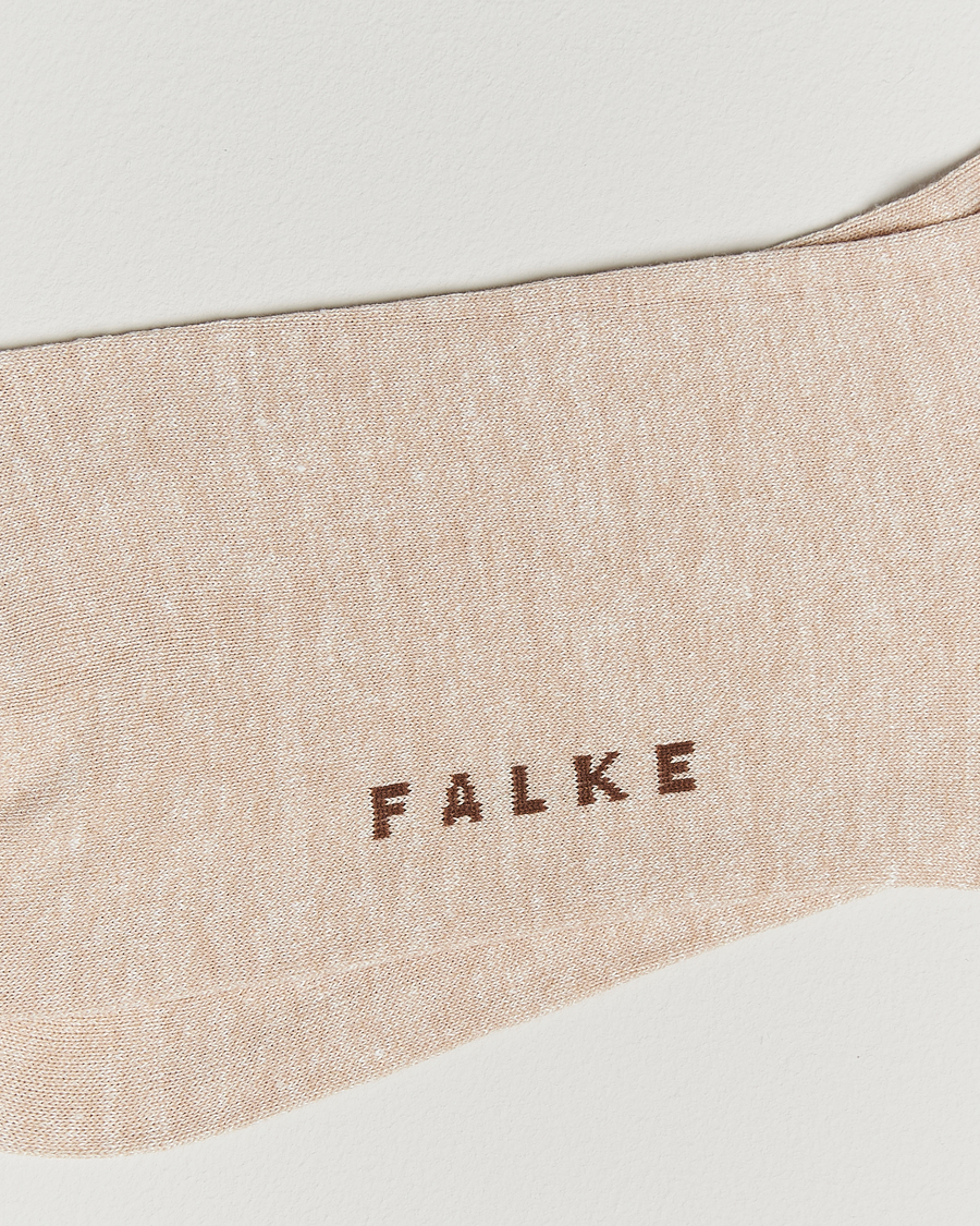 Mies | Alusvaatteet | Falke | Panama Linen/Cotton Sock Creme