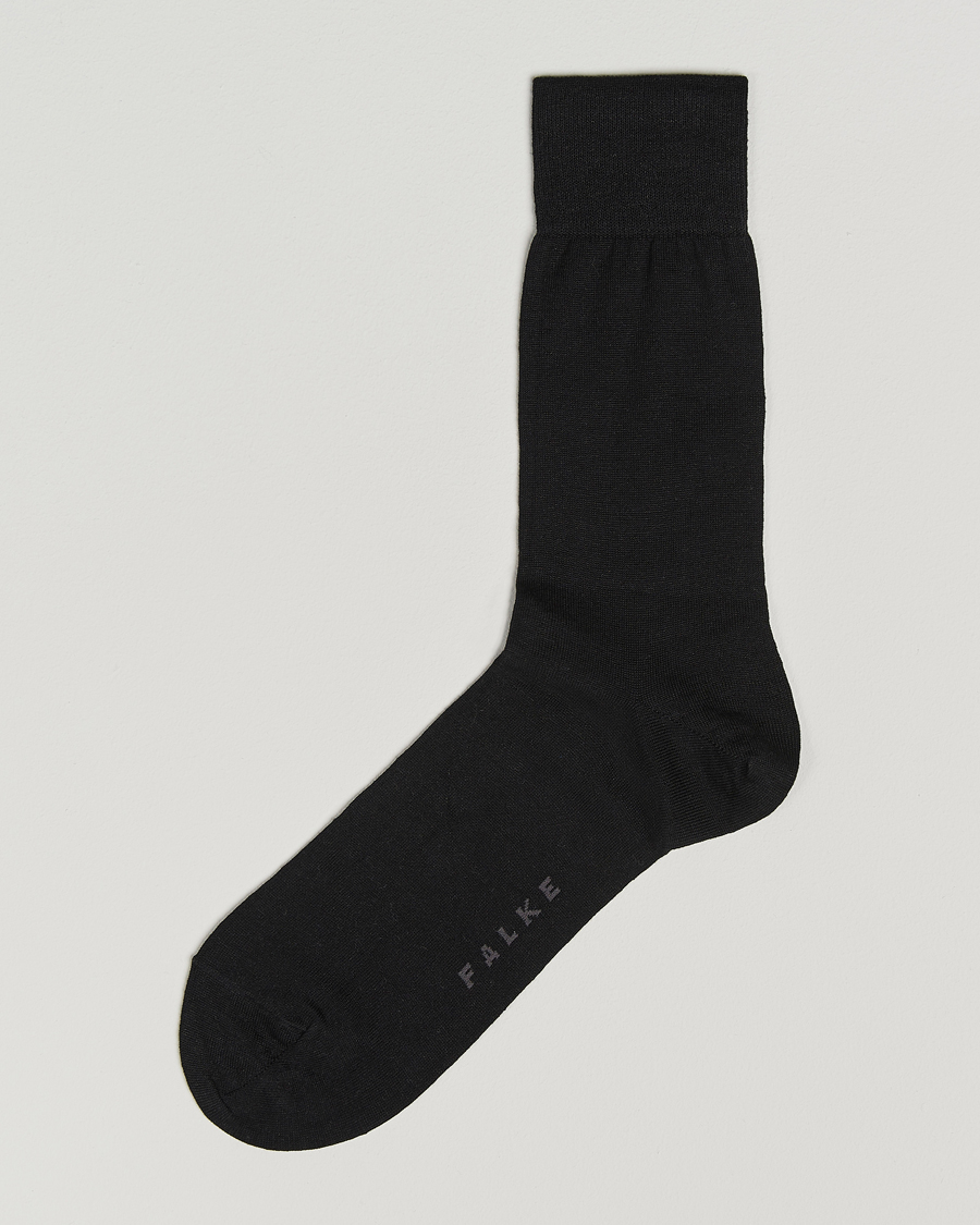 Mies | Alusvaatteet | Falke | Panama Linen/Cotton Sock Black