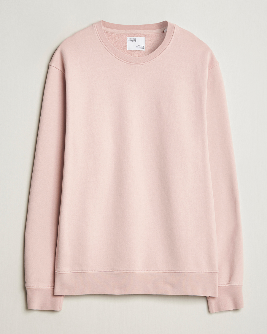 Mies | Puserot | Colorful Standard | Classic Organic Crew Neck Sweat Faded Pink