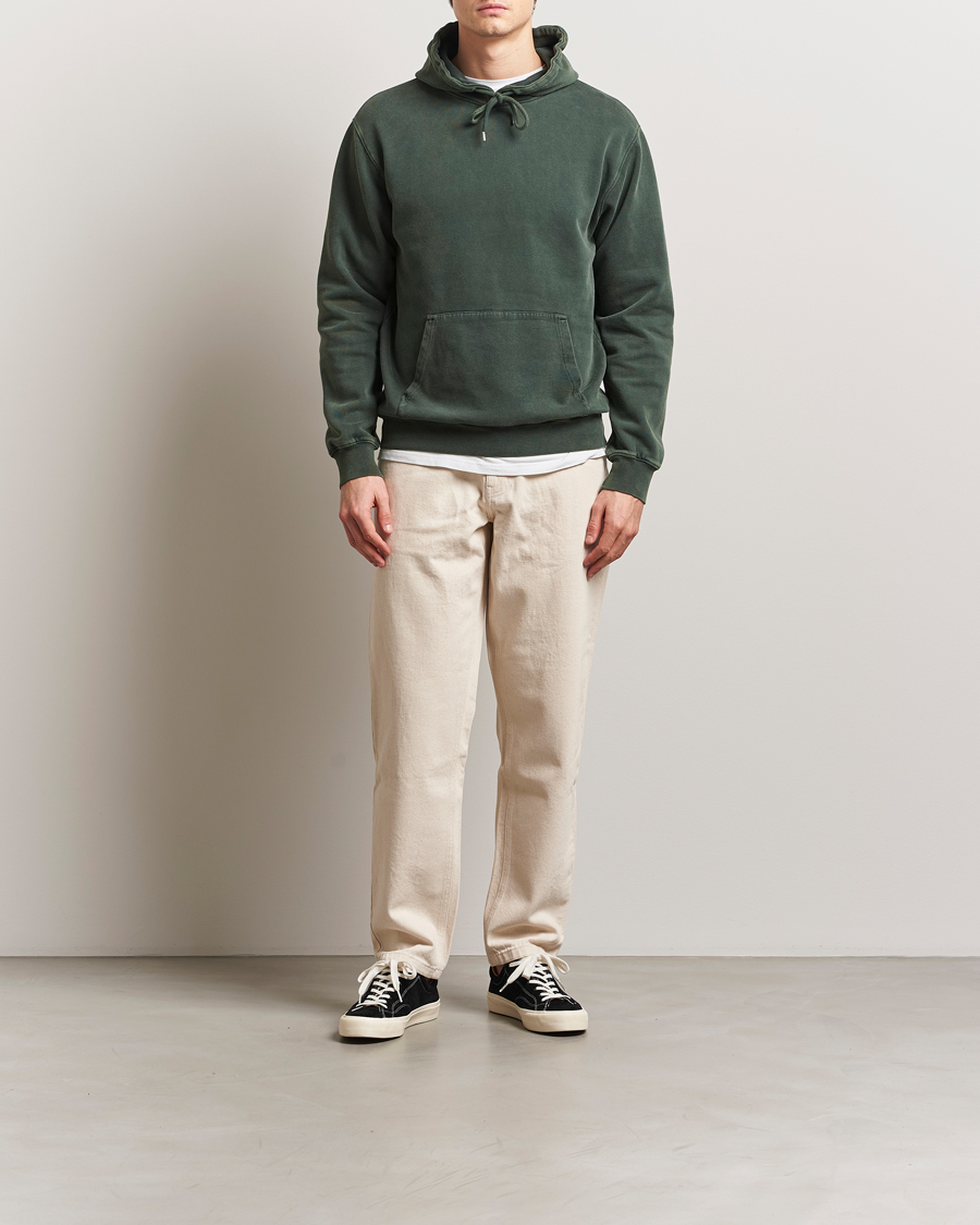 Mies | Puserot | Colorful Standard | Classic Organic Hood Midnight Forest