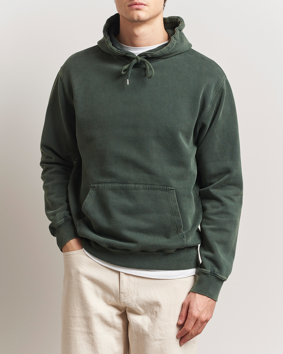 Mies | Puserot | Colorful Standard | Classic Organic Hood Midnight Forest