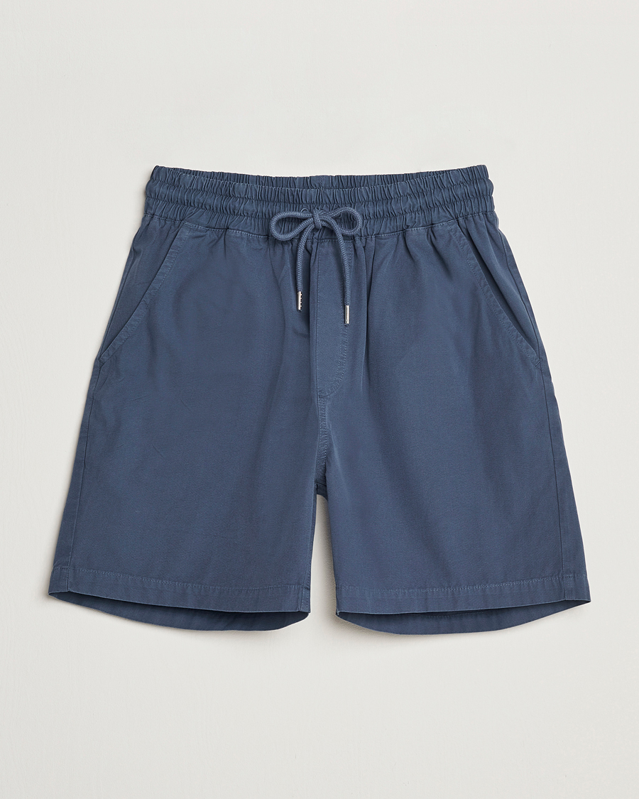 Mies | Shortsit | Colorful Standard | Classic Organic Twill Drawstring Shorts Petrol Blue