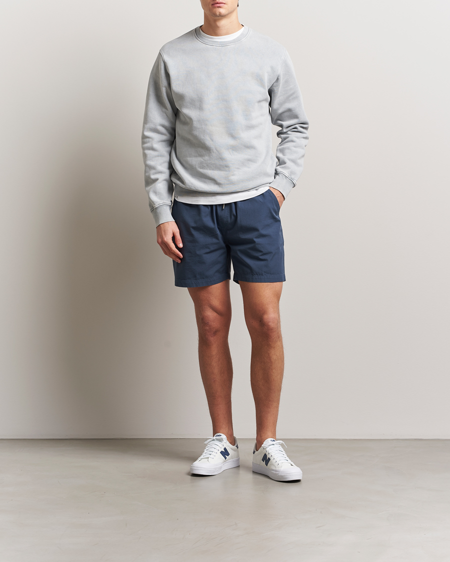 Mies | Shortsit | Colorful Standard | Classic Organic Twill Drawstring Shorts Petrol Blue