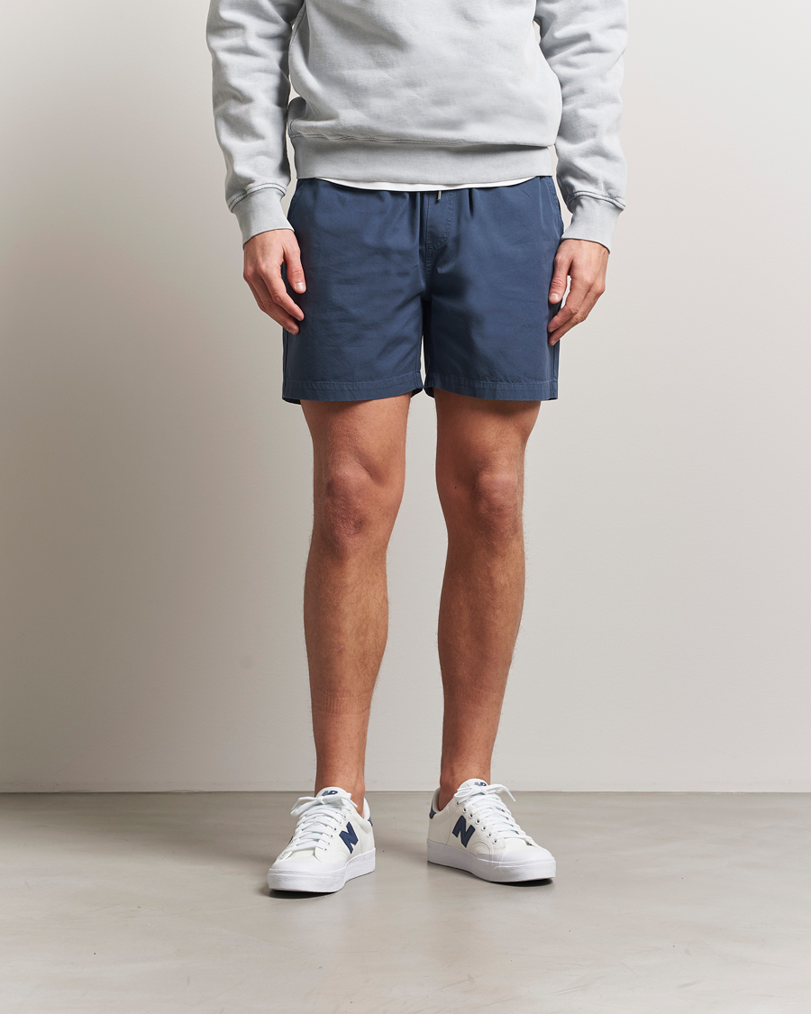Mies | Shortsit | Colorful Standard | Classic Organic Twill Drawstring Shorts Petrol Blue