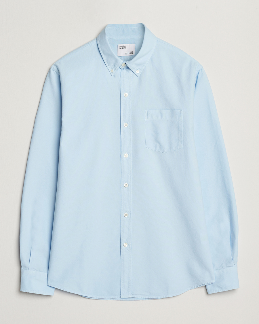 Mies | Kauluspaidat | Colorful Standard | Classic Organic Oxford Button Down Shirt Polar Blue
