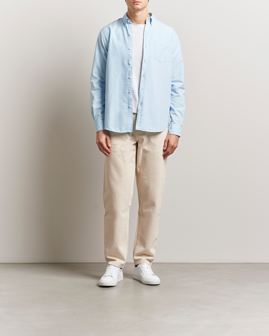 Mies | Kauluspaidat | Colorful Standard | Classic Organic Oxford Button Down Shirt Polar Blue