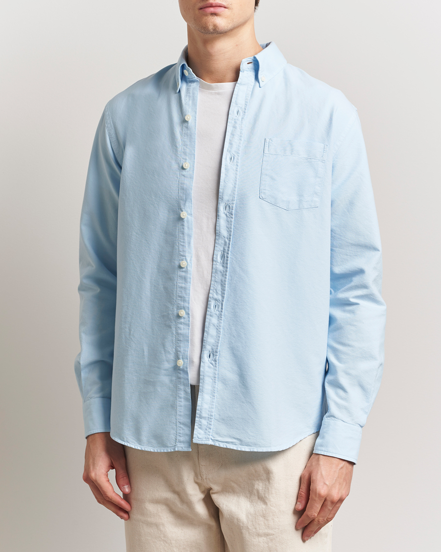 Mies | Kauluspaidat | Colorful Standard | Classic Organic Oxford Button Down Shirt Polar Blue