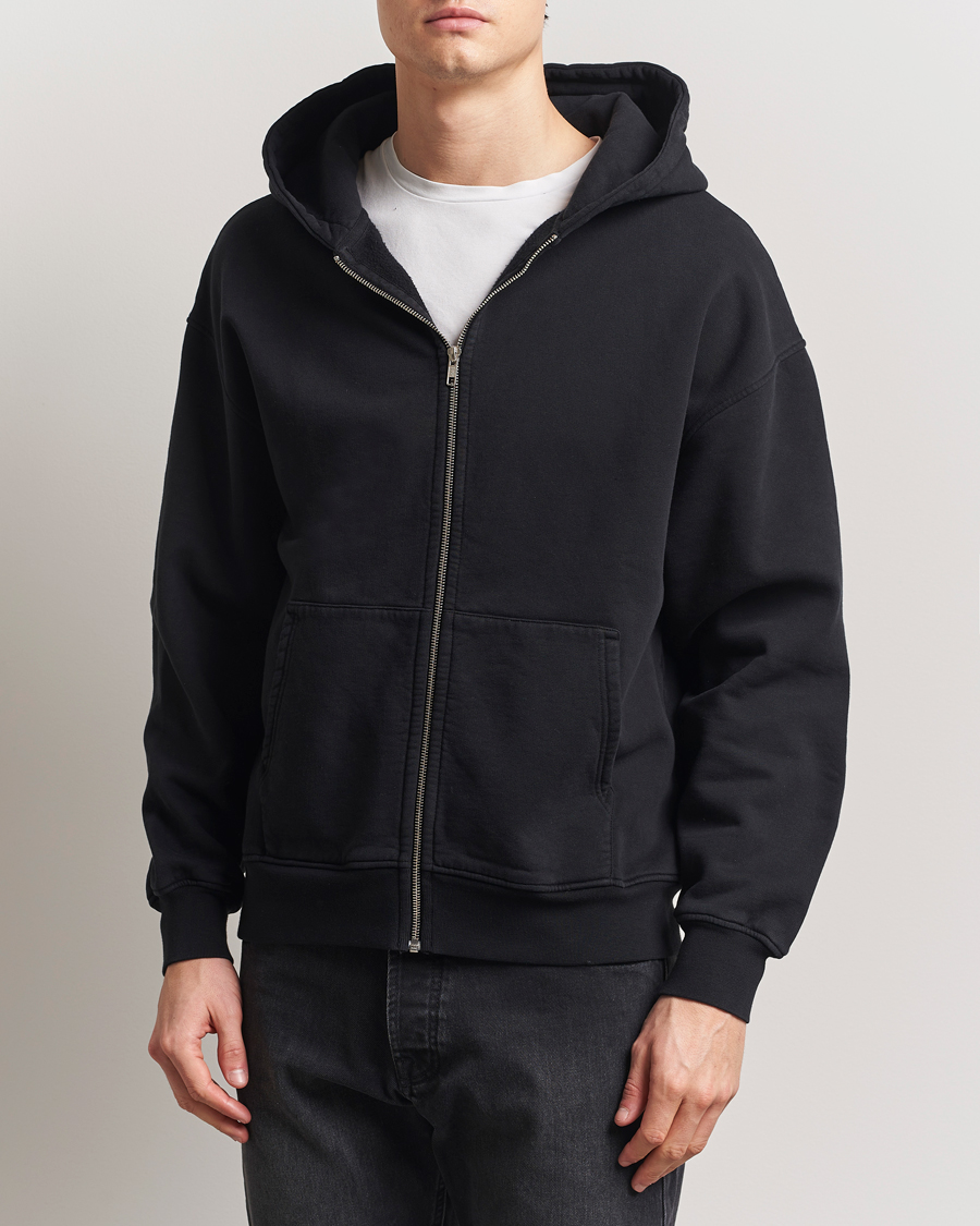 Mies | Puserot | Colorful Standard | Classic Organic Full Zip Hoodie Deep Black