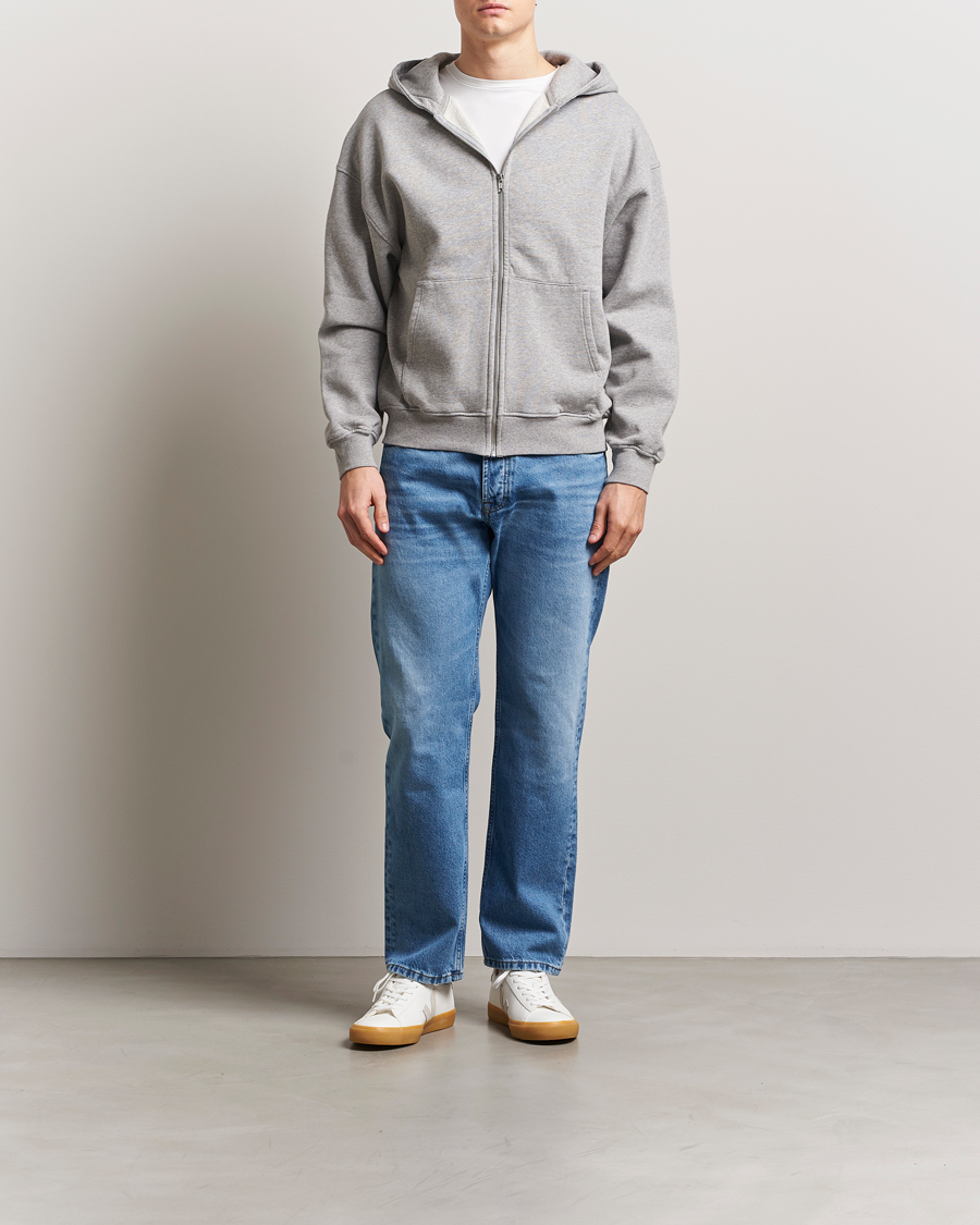 Mies | Puserot | Colorful Standard | Classic Organic Full Zip Hoodie Heather Grey