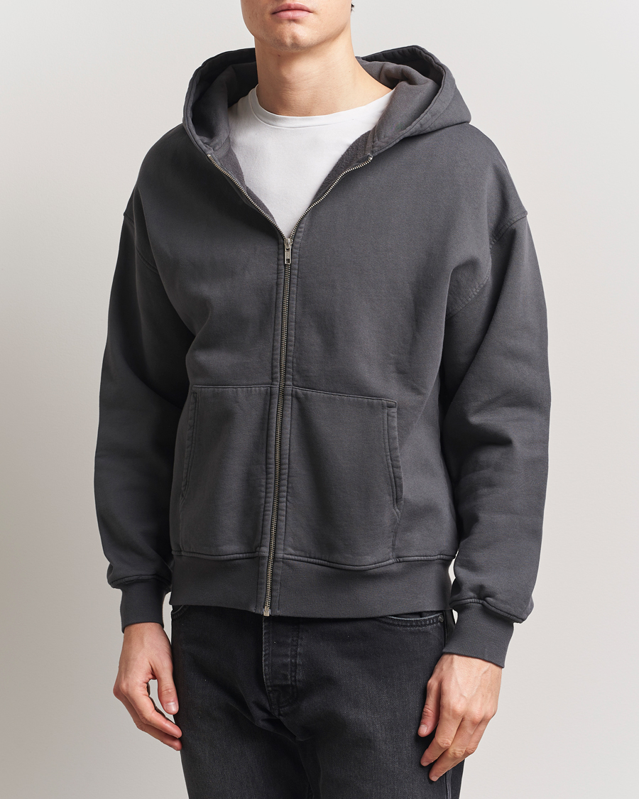 Mies | Puserot | Colorful Standard | Classic Organic Full Zip Hoodie Lava Grey
