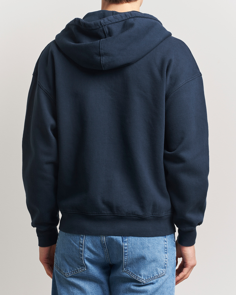 Mies | Puserot | Colorful Standard | Classic Organic Full Zip Hoodie Navy Blue