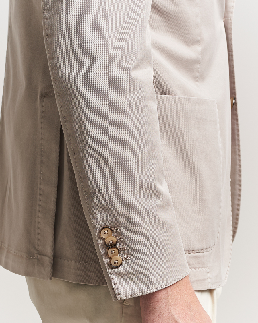 Mies | Pikkutakit | L.B.M. 1911 | Jack Regular Fit Cotton Stretch Blazer Beige