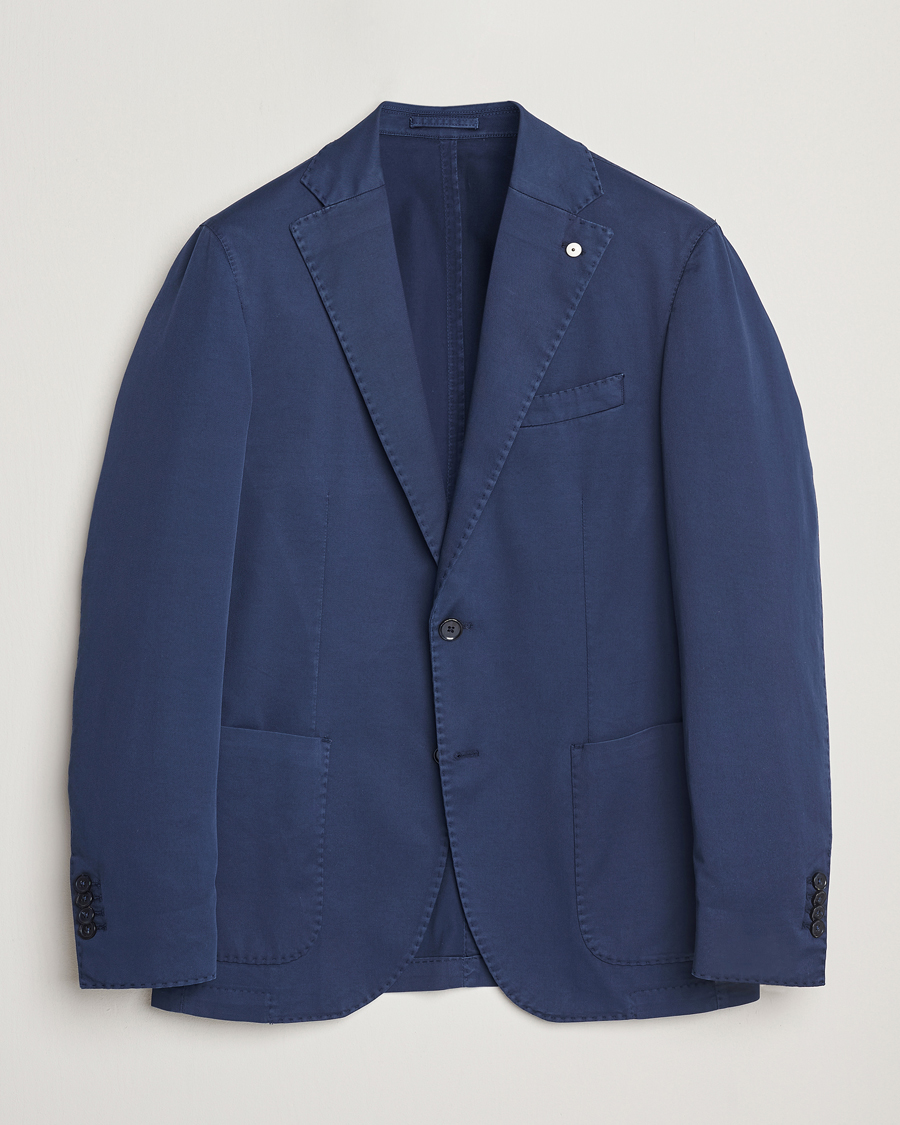 Mies | Pikkutakit | L.B.M. 1911 | Jack Regular Fit Cotton Stretch Blazer Navy