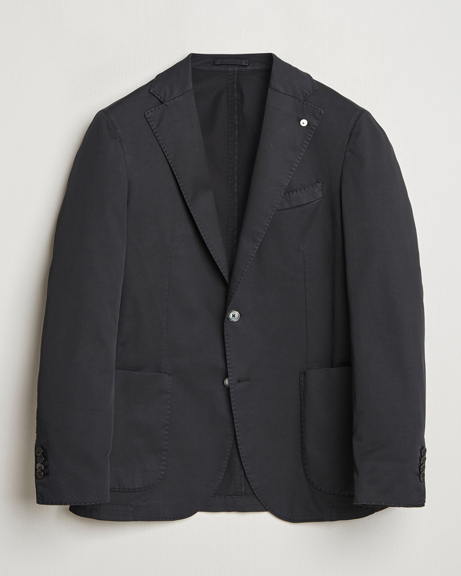 Mies | Pikkutakit | L.B.M. 1911 | Jack Regular Fit Cotton Stretch Blazer Black
