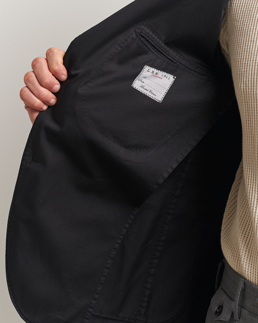 Mies | Pikkutakit | L.B.M. 1911 | Jack Regular Fit Cotton Stretch Blazer Black