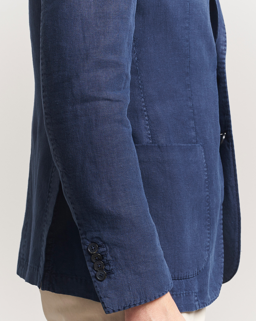 Mies | Pikkutakit | L.B.M. 1911 | Jack Regular Fit Linen Blazer Navy