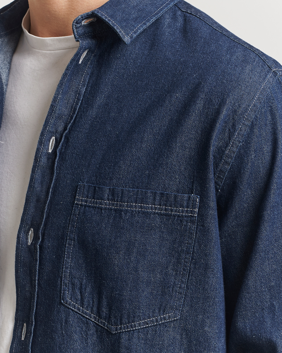 Mies | Kauluspaidat | Samsøe Samsøe | Ryan Chambray Shirt Salute Blue