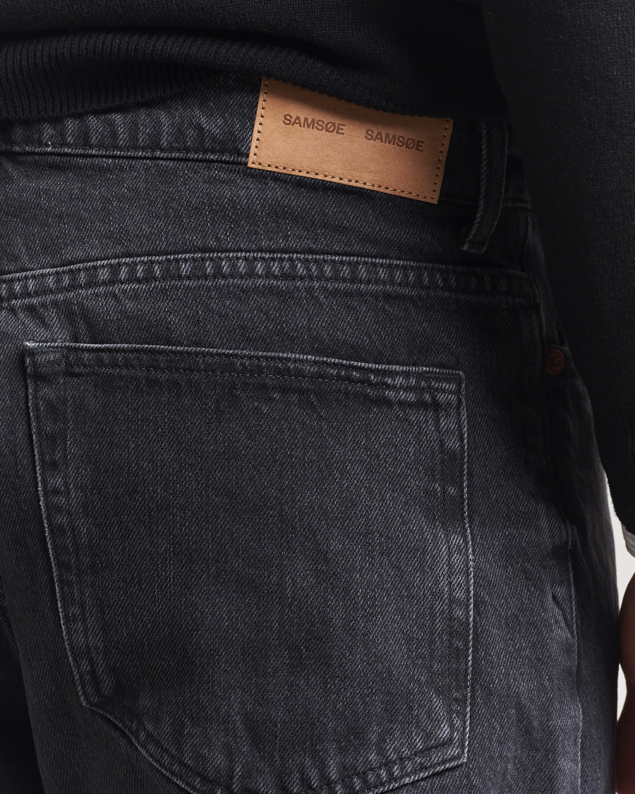 Mies | Housut | Samsøe Samsøe | Eddie Regular Fit Jeans Black Blizzard
