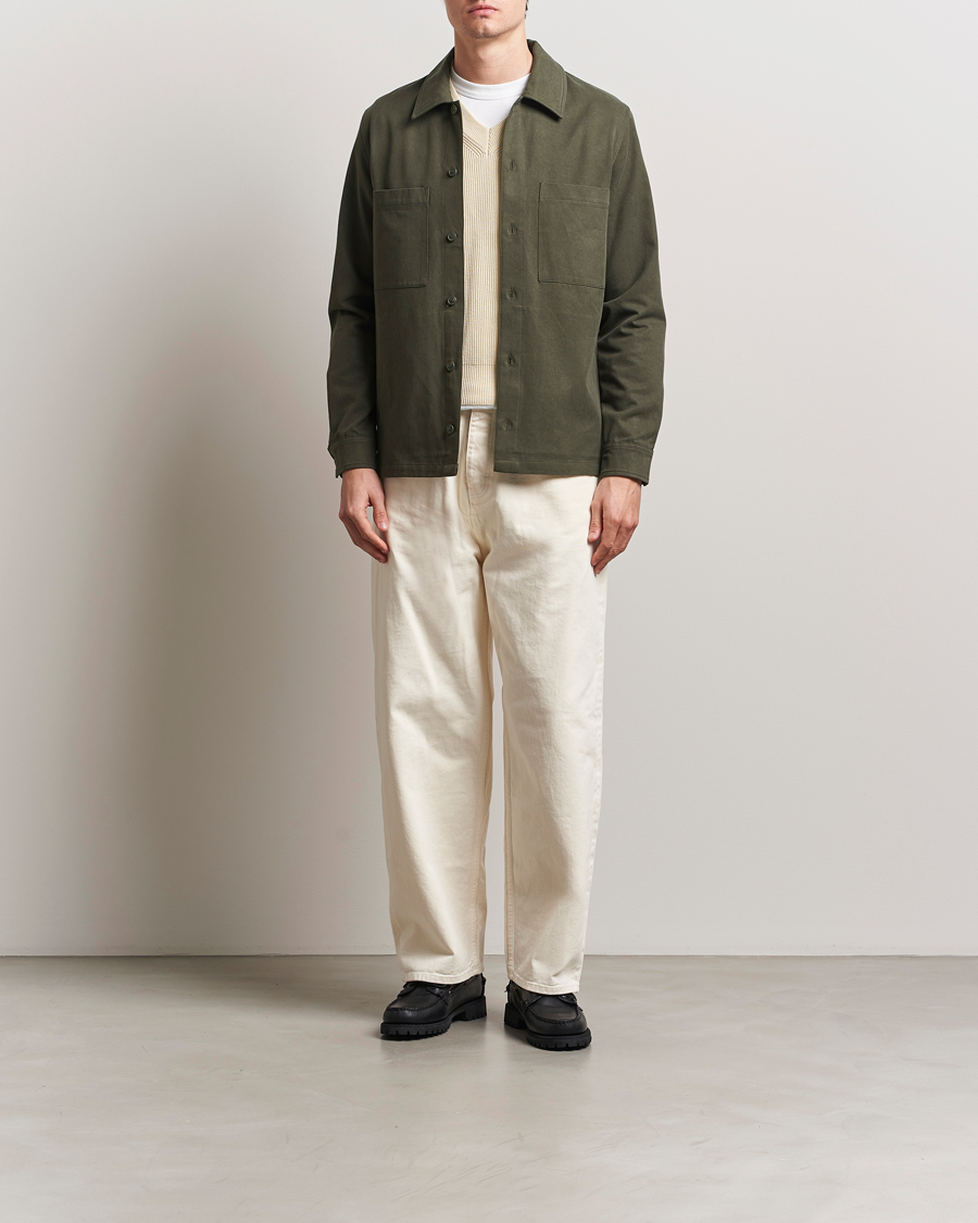 Mies | Kauluspaidat | Samsøe Samsøe | Sataka Overshirt Forest Night