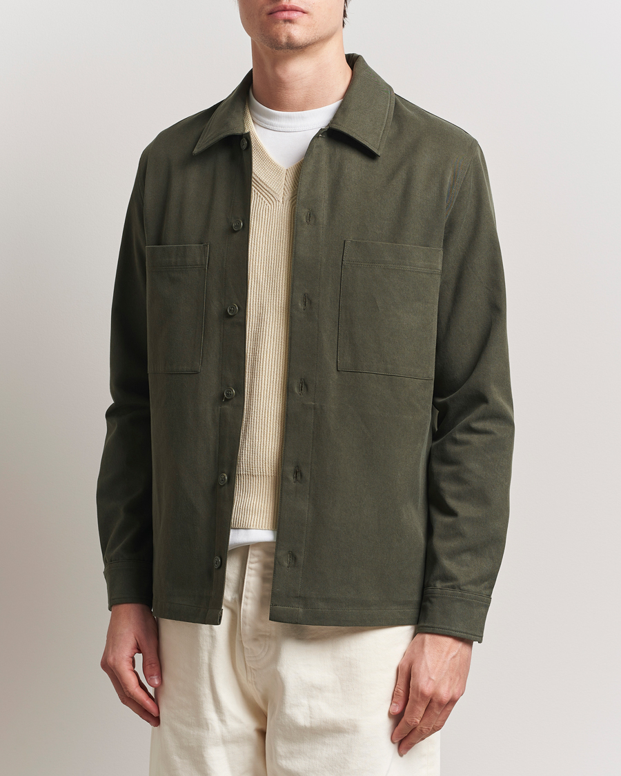 Mies | Kauluspaidat | Samsøe Samsøe | Sataka Overshirt Forest Night