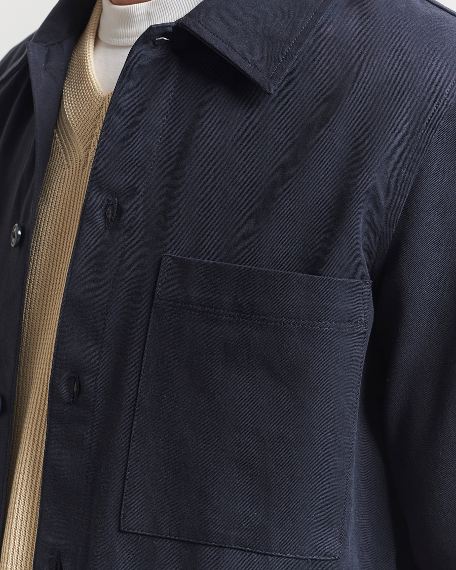Mies | Kauluspaidat | Samsøe Samsøe | Sataka Overshirt Salute Blue