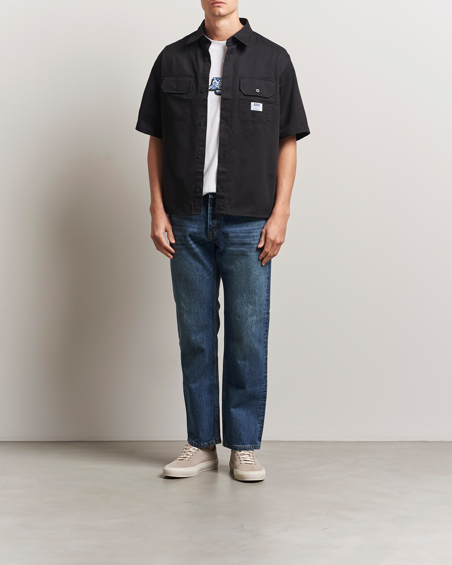Mies | Kauluspaidat | HUGO | Ekyno Workwear Short Sleeve Shirt Black