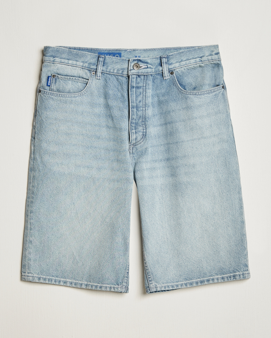 Mies | Shortsit | HUGO | Skate Denim Shorts Light Blue