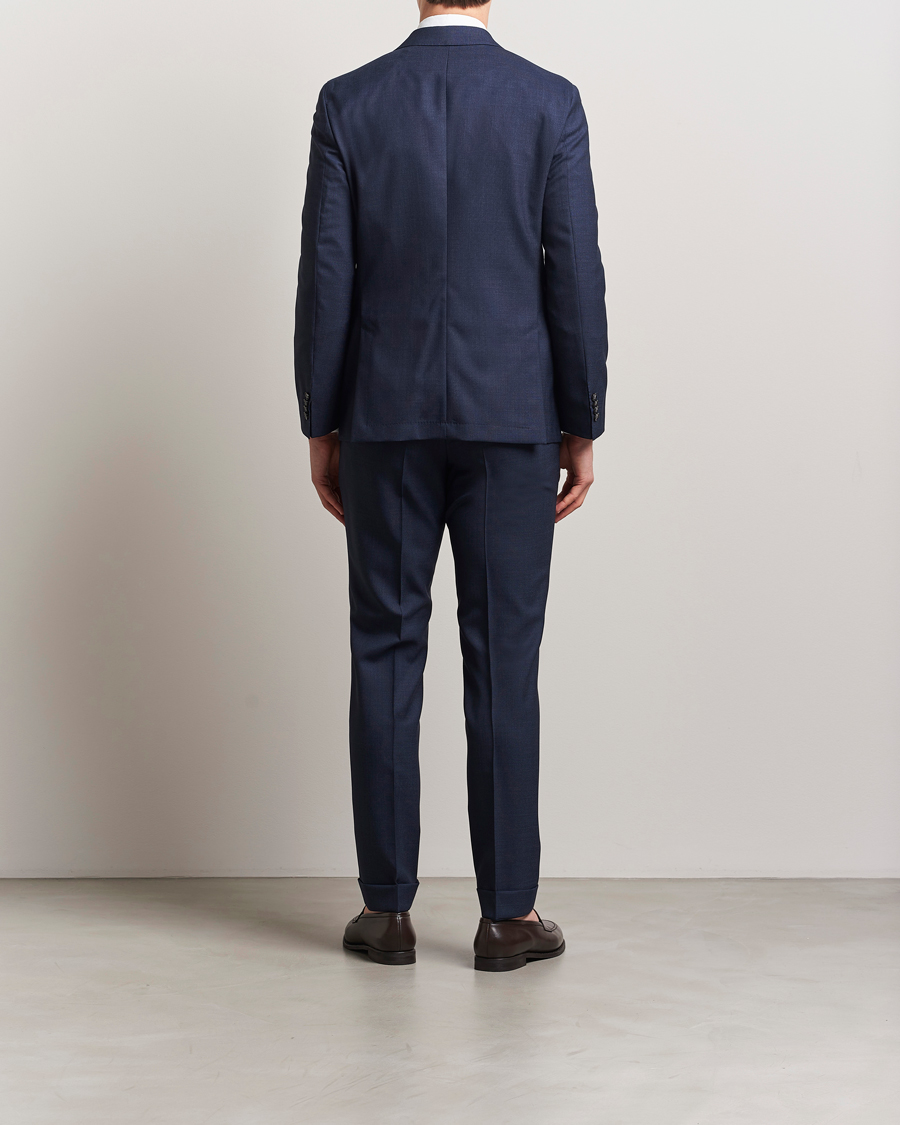 Mies | Puvut | BOSS BLACK | Huge Wool Double Breasted Suit Navy