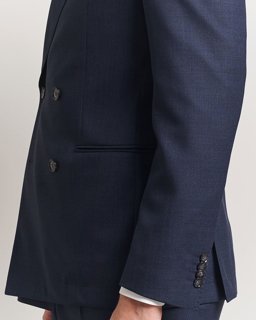 Mies | Puvut | BOSS BLACK | Huge Wool Double Breasted Suit Navy