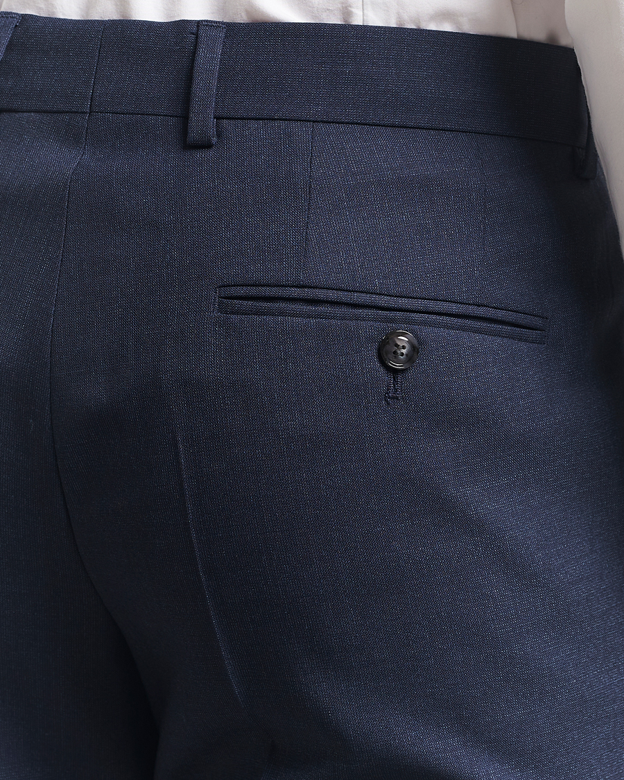 Mies | Puvut | BOSS BLACK | Huge Wool Double Breasted Suit Navy