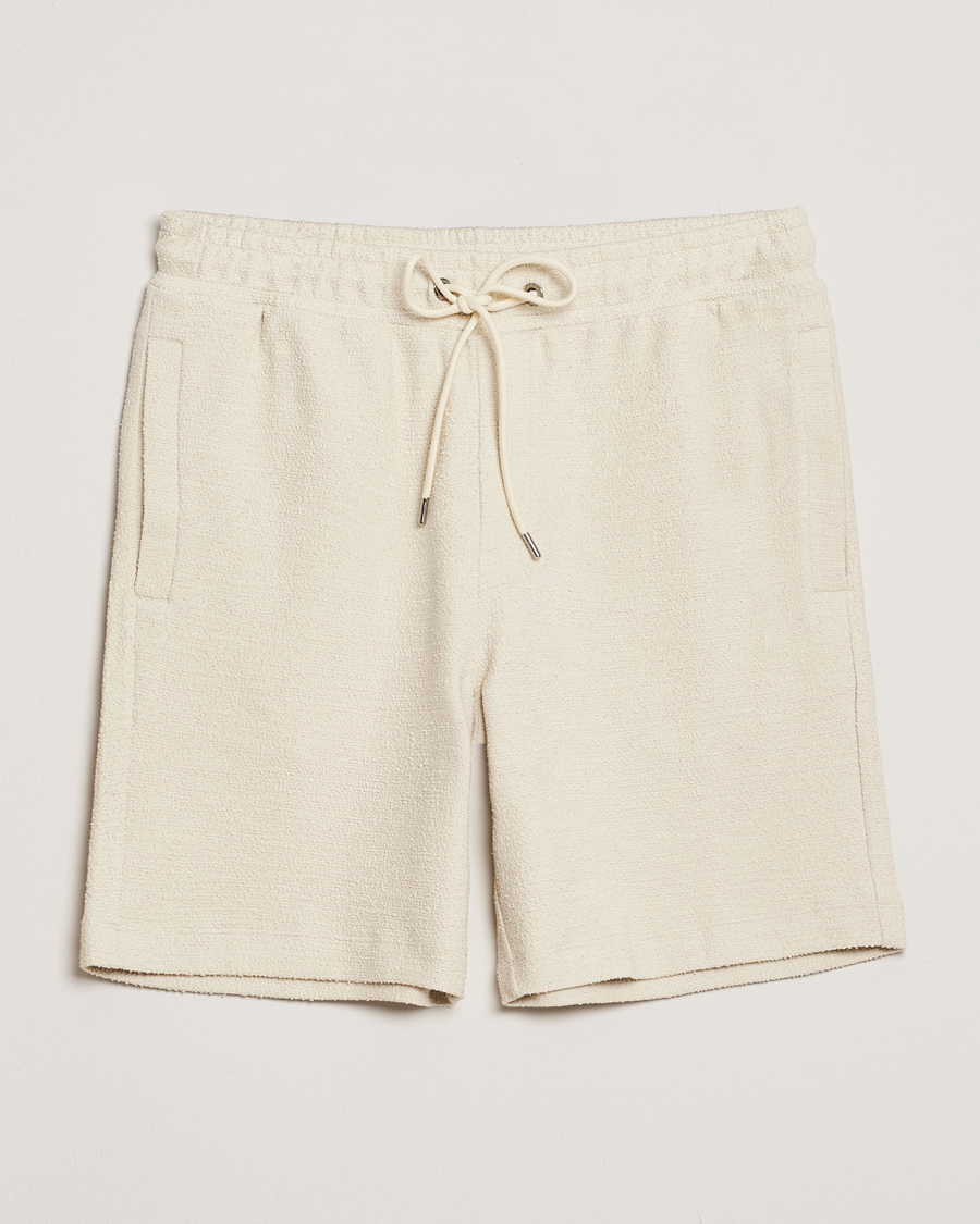 Mies | Shortsit | BOSS BLACK | Leoni Terry Sweatshorts Open White