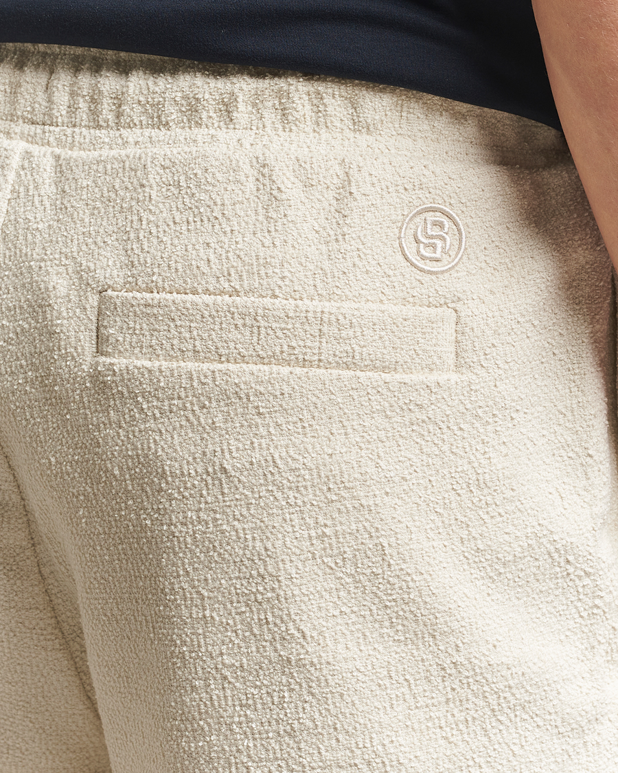 Mies | Shortsit | BOSS BLACK | Leoni Terry Sweatshorts Open White
