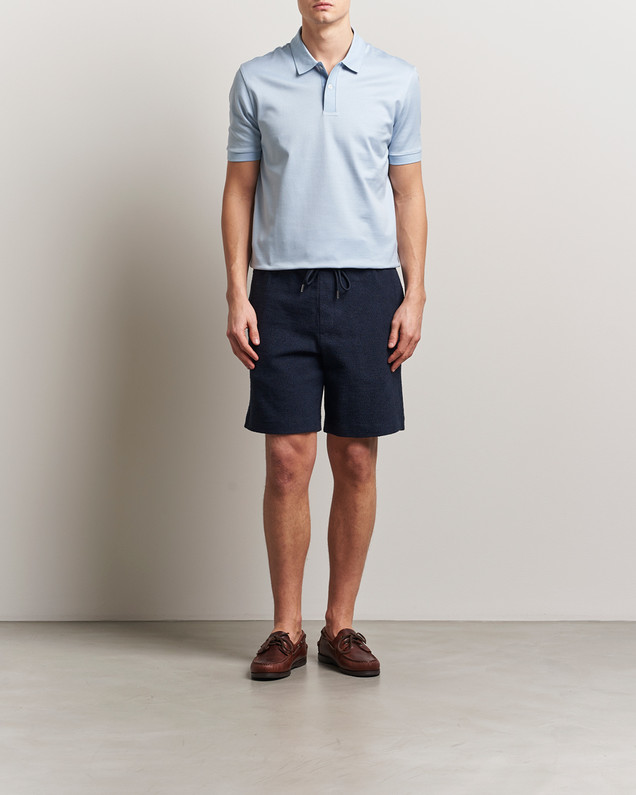 Mies | Shortsit | BOSS BLACK | Leoni Terry Sweatshorts Dark Blue