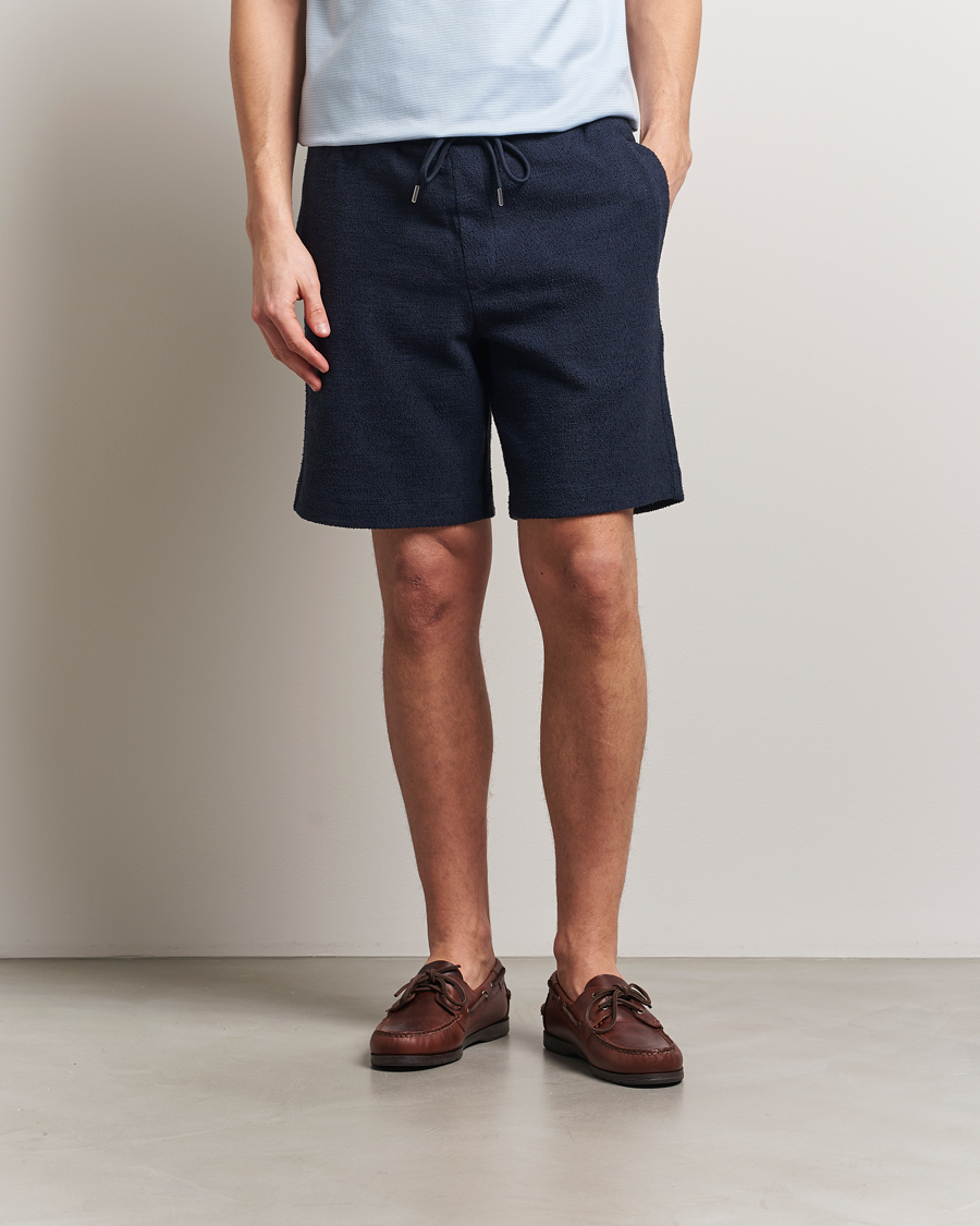 Mies | Shortsit | BOSS BLACK | Leoni Terry Sweatshorts Dark Blue