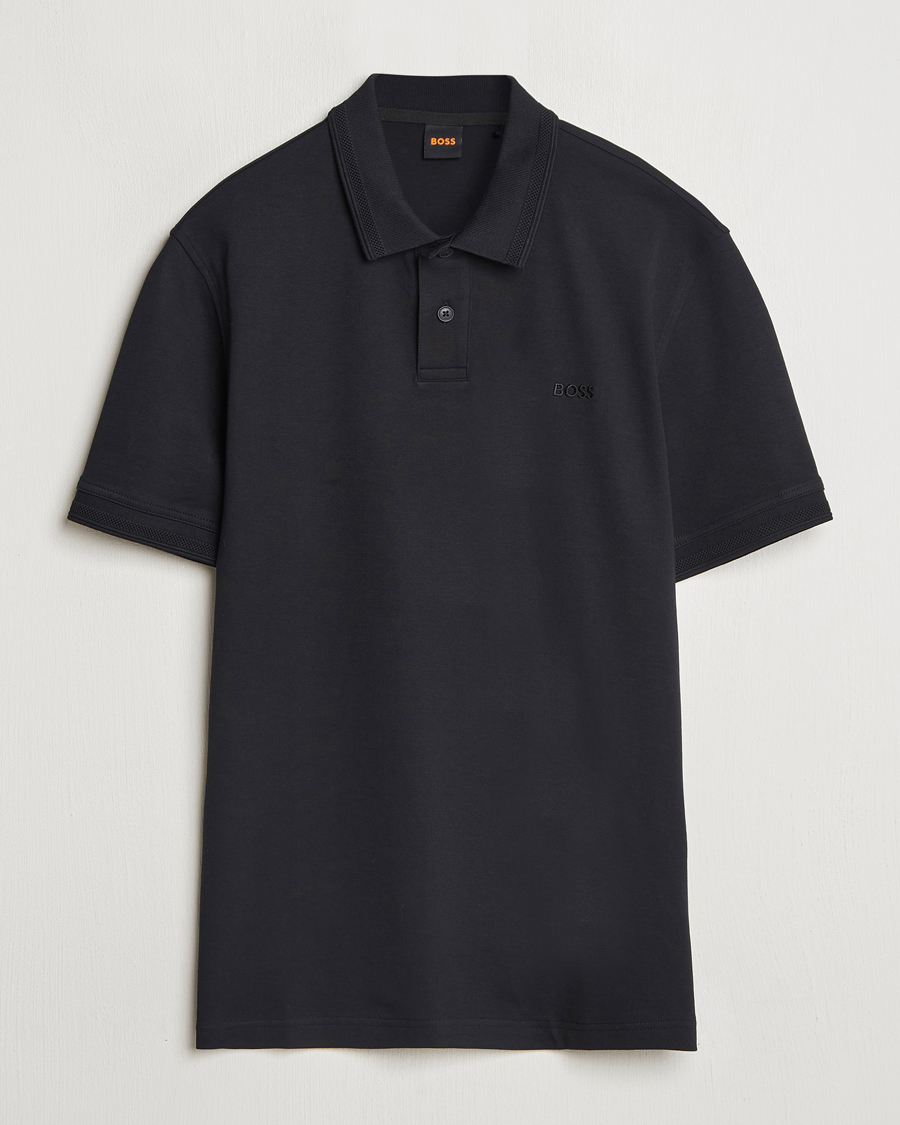 Mies | Pikeet | BOSS ORANGE | Interlock Polo Black