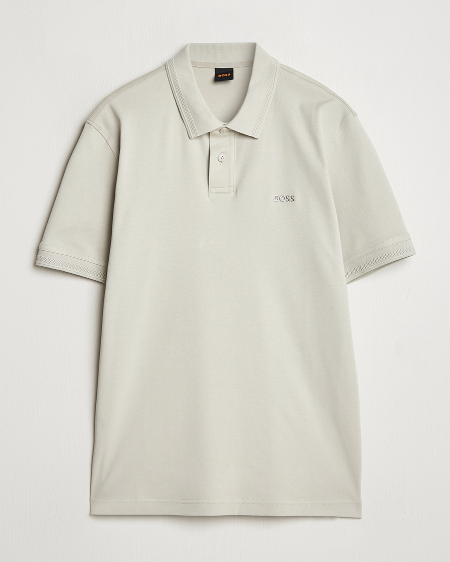 Mies | Pikeet | BOSS ORANGE | Interlock Polo Light Beige