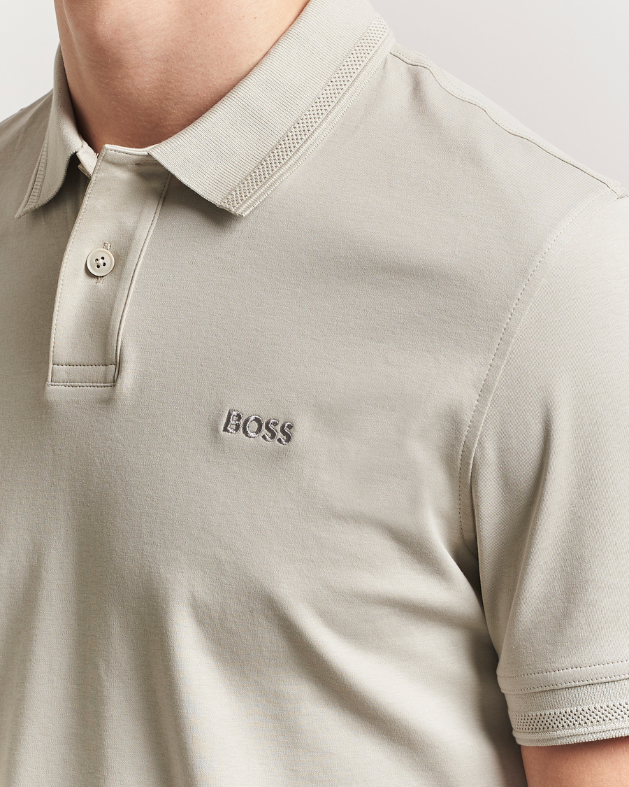 Mies | Pikeet | BOSS ORANGE | Interlock Polo Light Beige