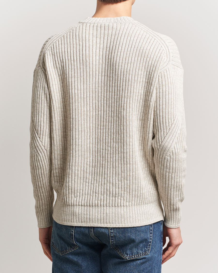 Mies | Puserot | BOSS ORANGE | Kesca Knitted Sweater Light Beige