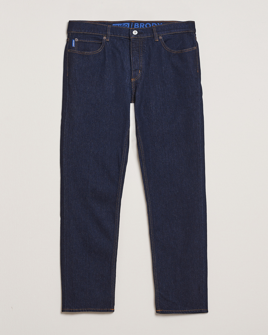 Mies | Housut | HUGO | Brody Tapered Fit Jeans Dark Blue