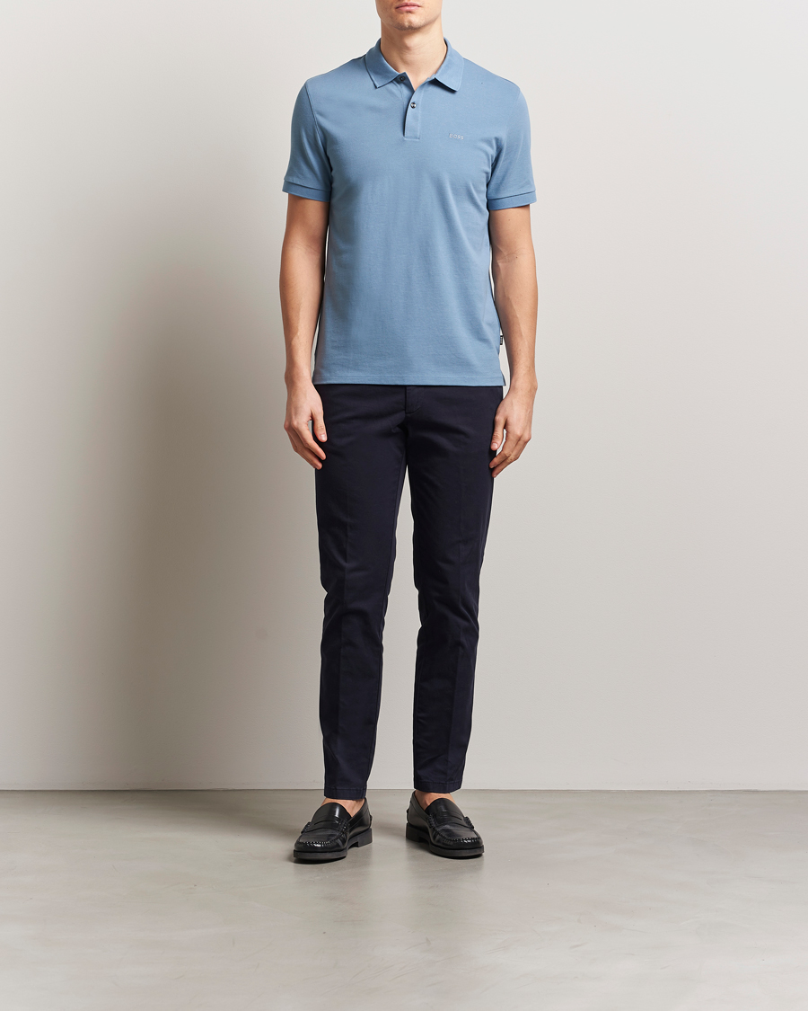 Mies | Pikeet | BOSS BLACK | Pallas Polo Light Blue